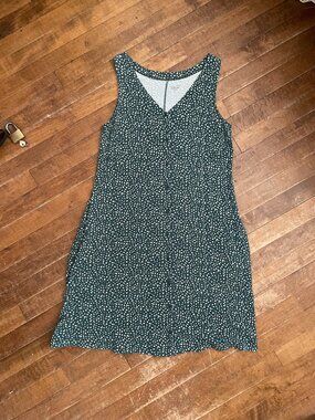 Garnet Hill Button Down Cotton Dress~Size Medium